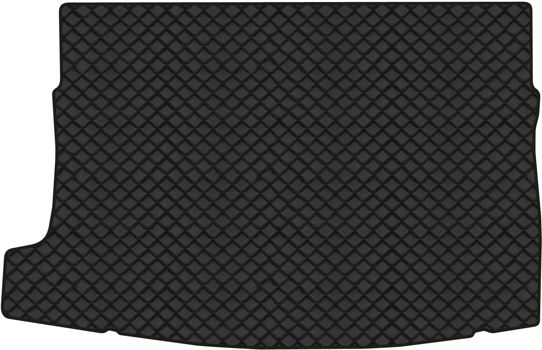 Коврик из экокожи в багажник авто EVAtech для e-Golf Volkswagen 2014-2017 1 поколение Htb EU (VW1878N1BBB) - Фото 1