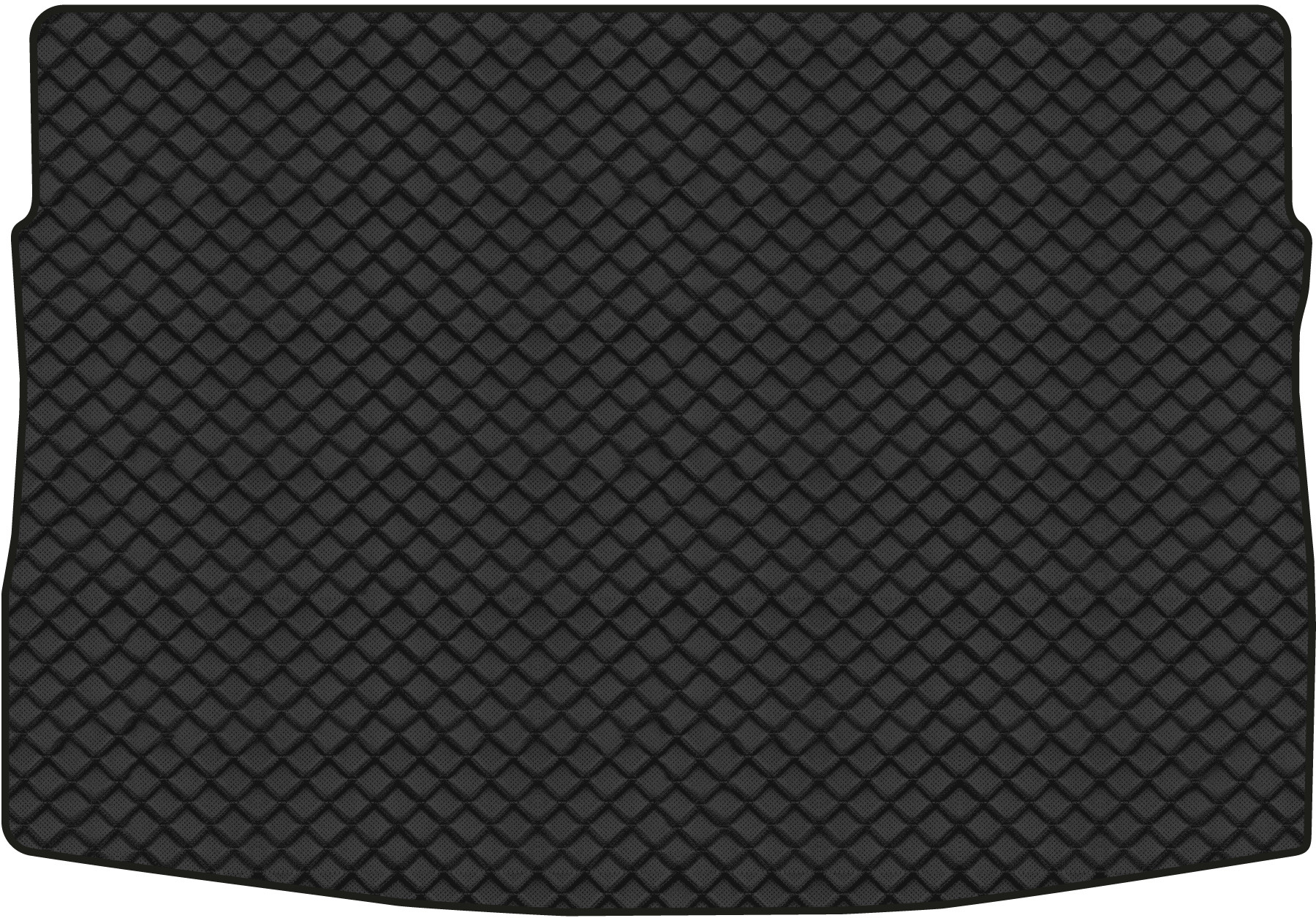 Коврик из экокожи в багажник авто EVAtech для Golf (VII) Volkswagen 2012-2020 7 поколение Htb EU (VW1884B1BBB) - Фото 1