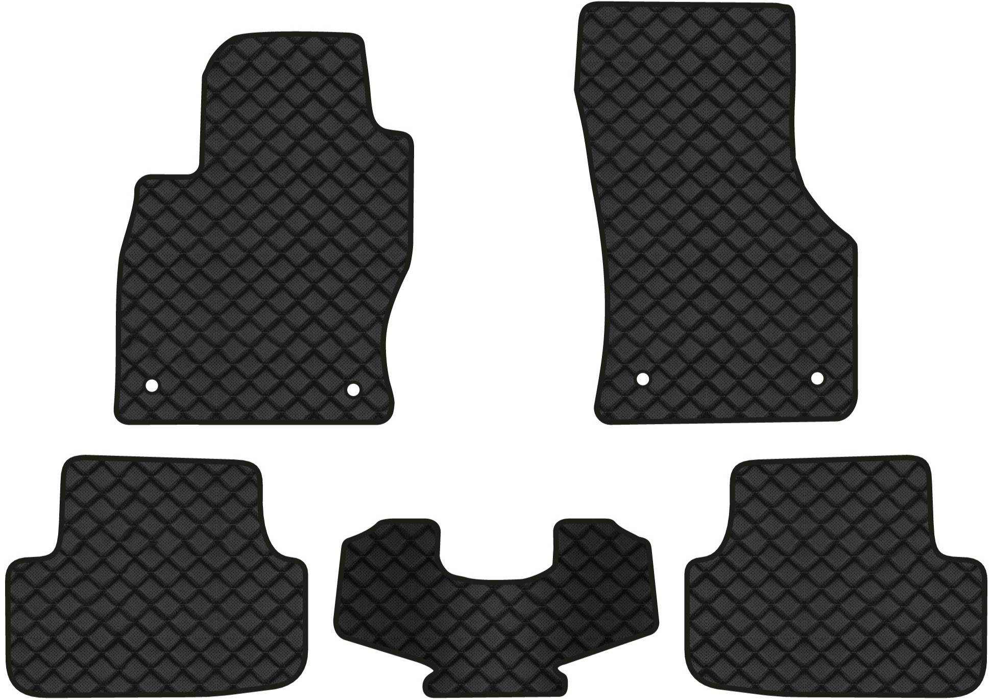 Коврики из экокожи в салон авто EVAtech ECO для Golf (VII) Volkswagen 2012-2020 7 поколение Htb EU (VW1884CS5AV4BBB) - Фото 1