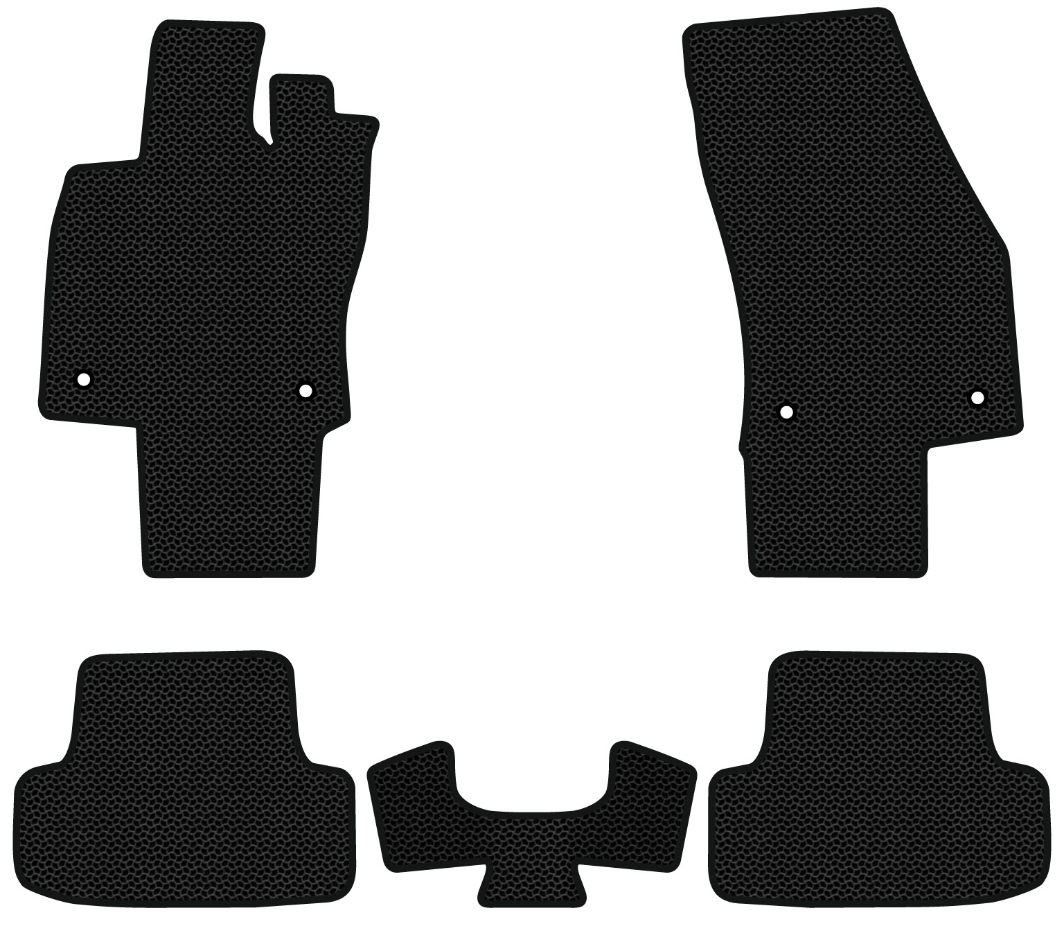 EVA коврики в салон авто EVAtech для T-Roc Volkswagen 2017 1 поколение SUV EU (VW1899CG5AV4KBB) - Фото 1