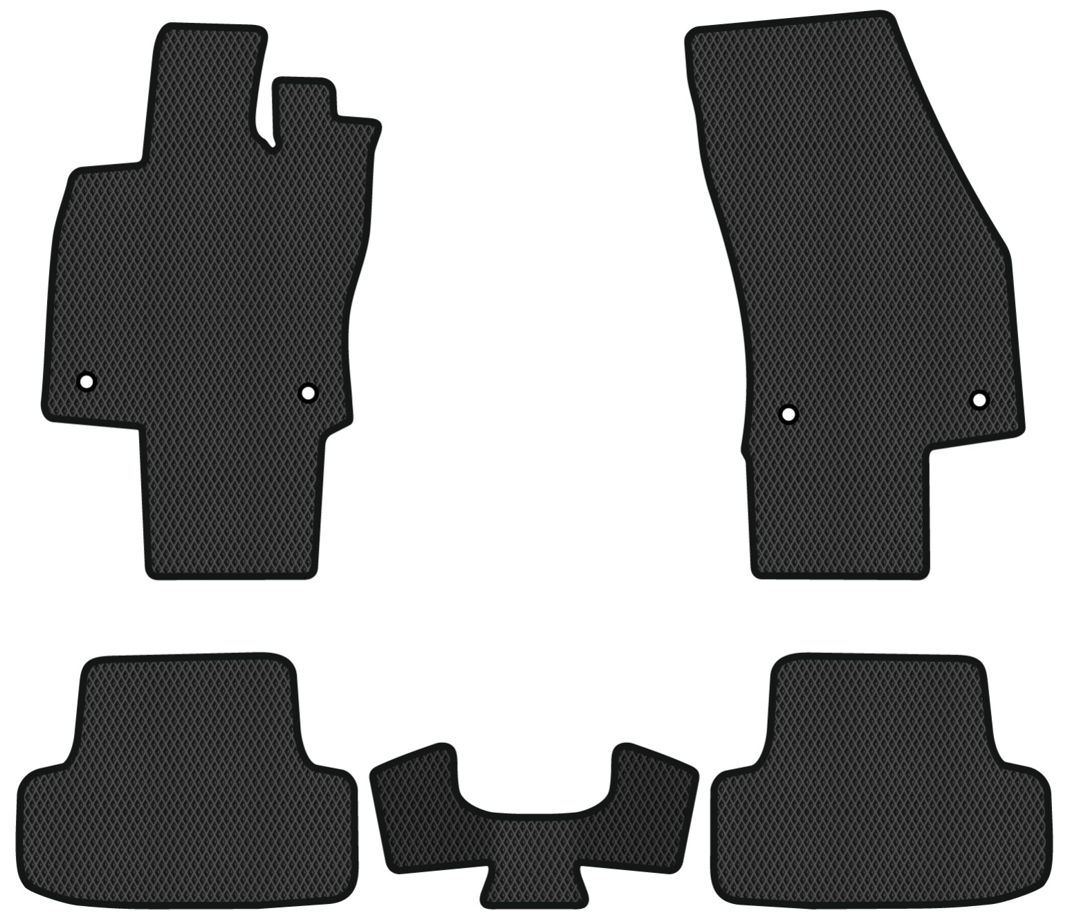 EVA коврики в салон авто EVAtech для T-Roc Volkswagen 2017 1 поколение SUV EU (VW1899CG5AV4RBB) - Фото 1