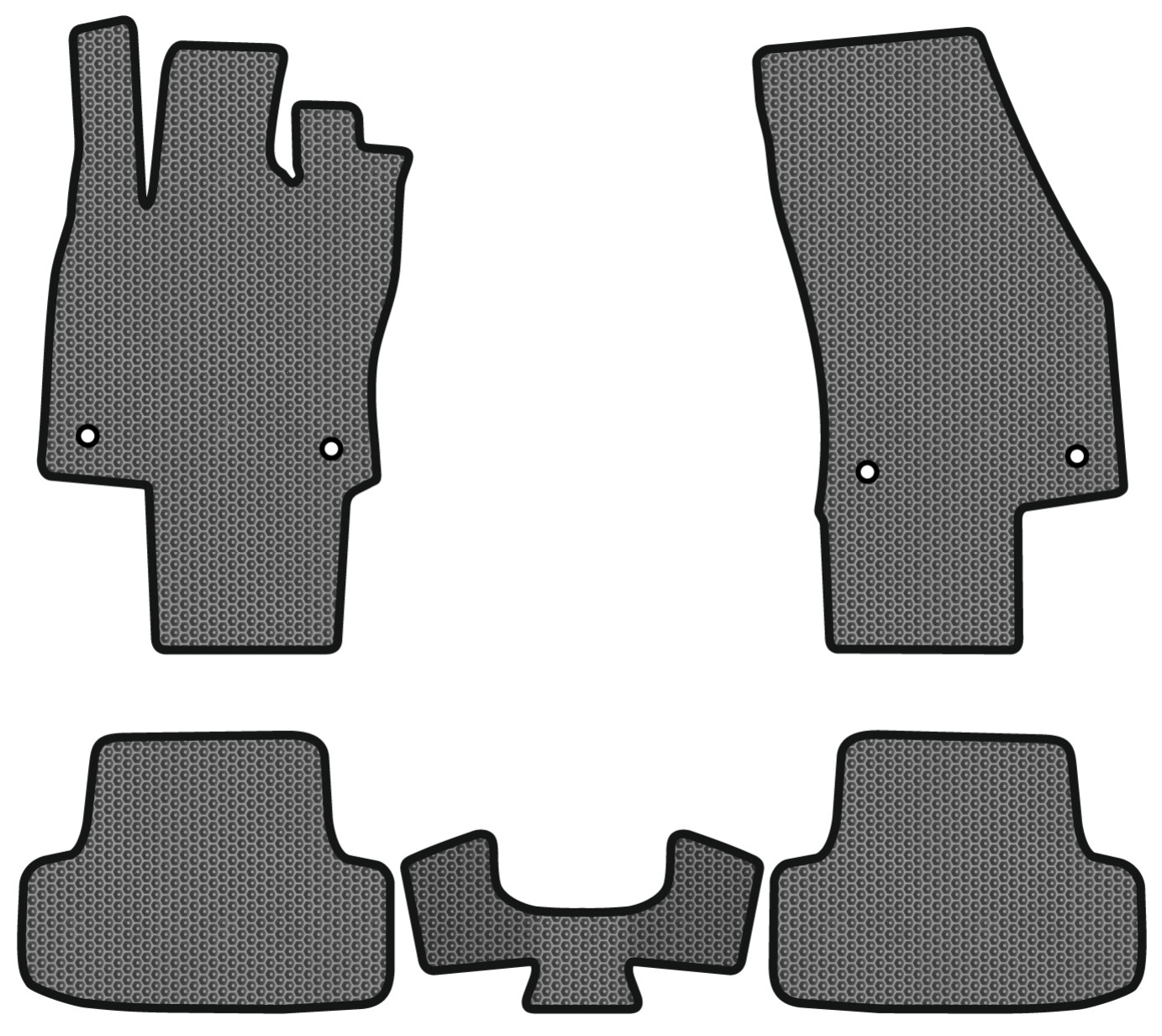 EVA коврики в салон авто EVAtech для T-Roc Volkswagen 2017 1 поколение SUV EU (VW1899CV5AV4SGB) - Фото 1