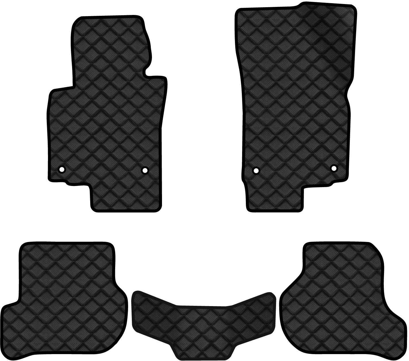 Коврики из экокожи в салон авто EVAtech ECO для Scirocco (Mk3) Volkswagen 2008-2017 3 поколение Htb EU VW21654CJ5AV4BBB - Фото 1