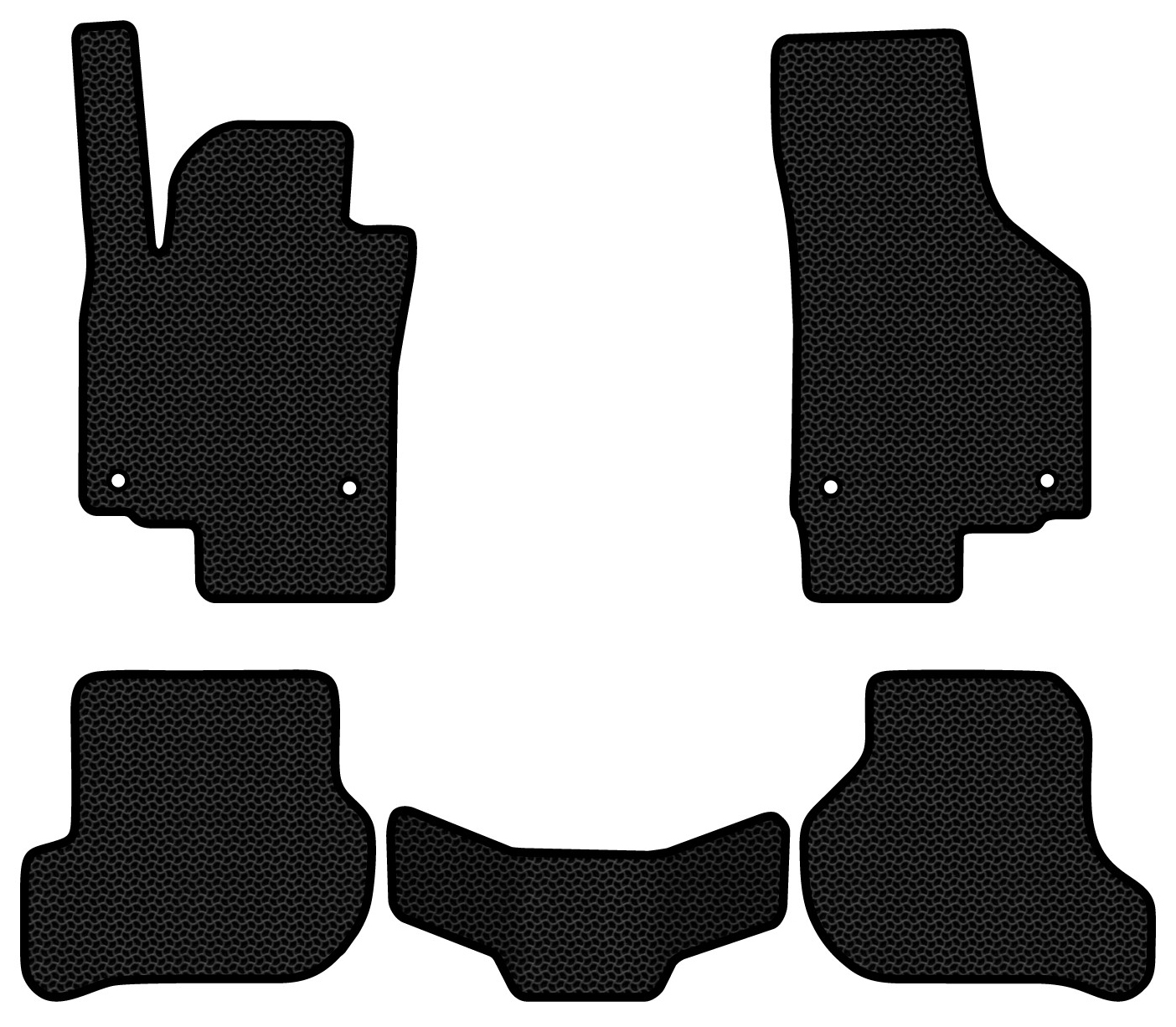 EVA килимки в салон авто EVAtech для Scirocco (Mk3) Volkswagen 2008-2017 3 покоління Htb EU (VW21654CL5AV4KBB) - Фото 1