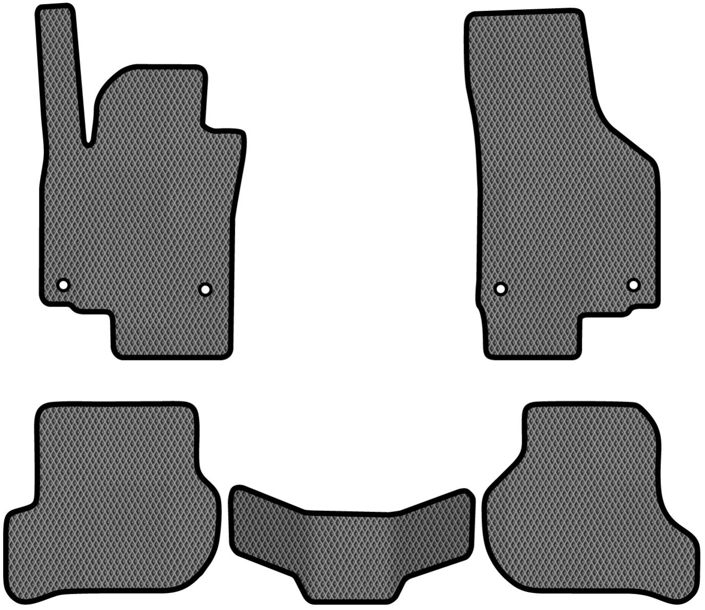 EVA килимки в салон авто EVAtech для Scirocco (Mk3) Volkswagen 2008-2017 3 покоління Htb EU (VW21654CL5AV4RGB) - Фото 1