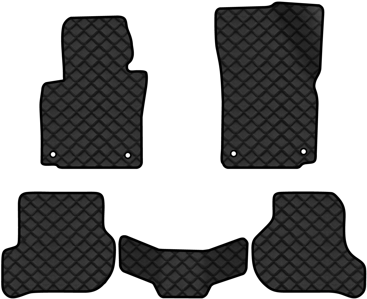 Коврики из экокожи в салон авто EVAtech ECO для Scirocco (Mk3) Volkswagen 2008-2017 3 поколение Htb EU VW21654CP5AV4BBB - Фото 1