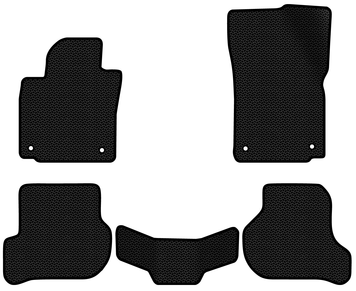 EVA килимки в салон авто EVAtech для Scirocco (Mk3) Volkswagen 2008-2017 3 покоління Htb EU (VW21654CP5AV4KBB) - Фото 1