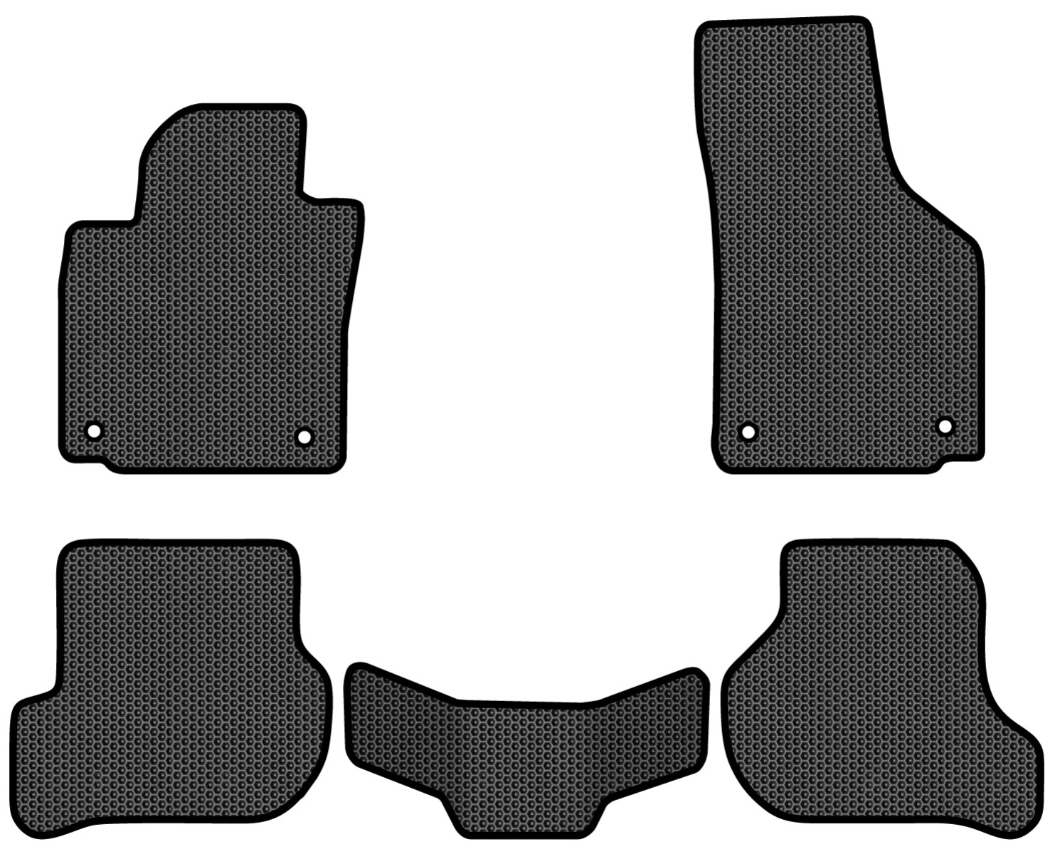 EVA килимки в салон авто EVAtech для Scirocco (Mk3) Volkswagen 2008-2017 3 покоління Htb EU (VW21654CS5AV4SBB) - Фото 1