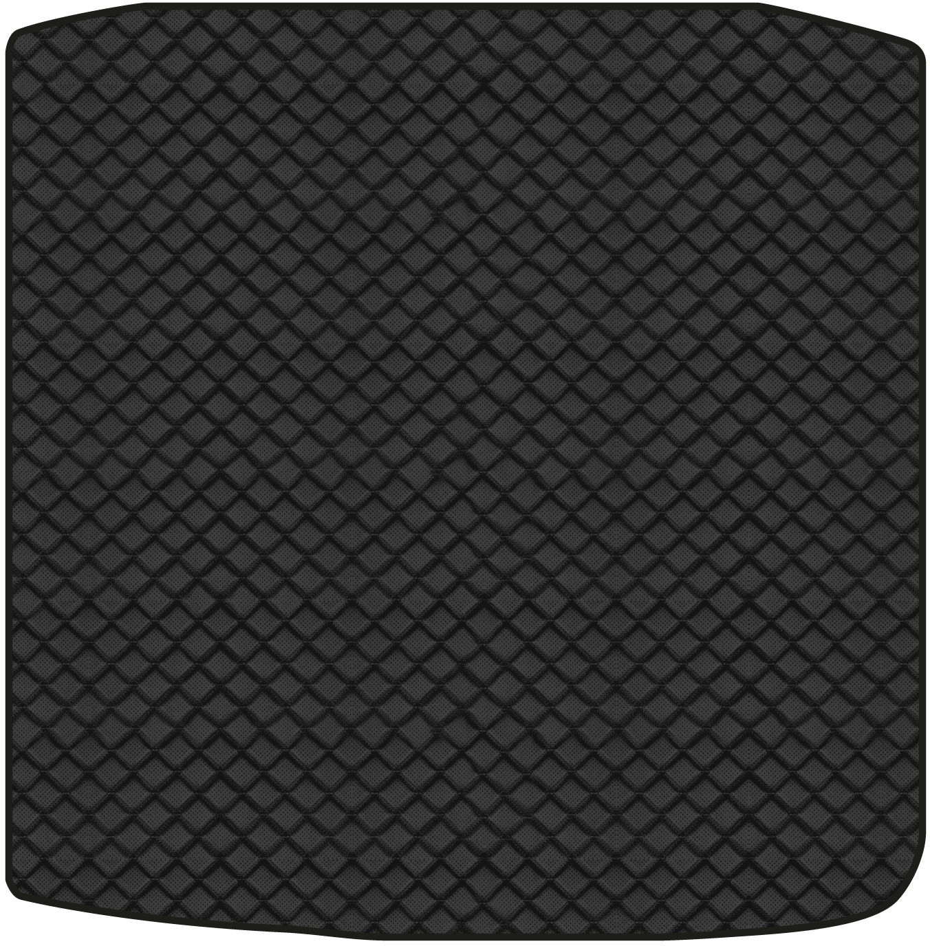 Коврик из экокожи в багажник авто EVAtech для Golf (IV) Volkswagen 1997-2006 4 поколение Combi EU (VW21982B1BBB) - Фото 1