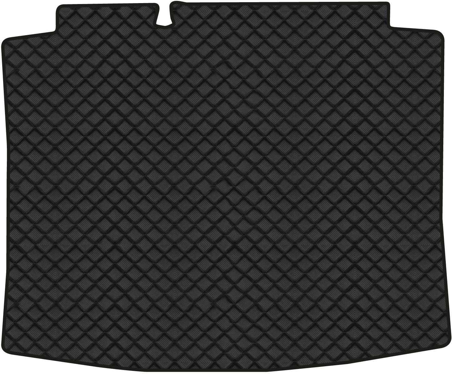 Коврик из экокожи в багажник авто EVAtech для Golf (IV) 5-doors Volkswagen 1997-2006 4 поколение Htb EU (VW24307B1BBB) - Фото 1