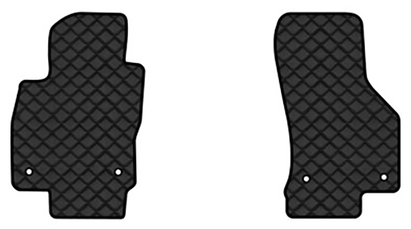 Килимки з екошкіри в салон авто передні EVAtech ECO для Passat (B8) Volkswagen 2014-2023 8 покоління Combi EU VW31151AL2AV4BBB - Фото 1