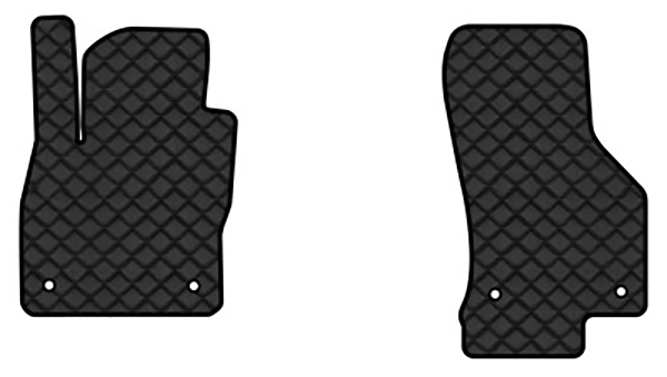 Коврики из экокожи в салон авто передние EVAtech ECO для Passat (B8) Volkswagen 2014-2023 8 поколение Combi EU VW31151ARG2AV4BBB - Фото 1