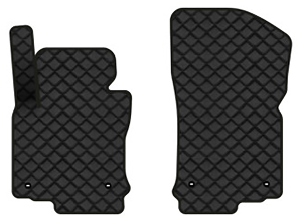 Коврики из экокожи в салон авто передние EVAtech ECO для Golf (V) MT 5-doors Volkswagen 2003-2009 5 поколение Htb EU VW31212A2TL4BBB - Фото 1