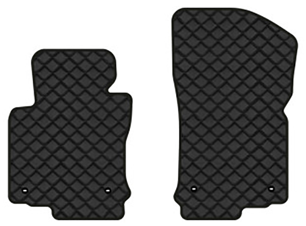 Коврики из экокожи в салон авто передние EVAtech ECO для Golf (V) MT 5-doors Volkswagen 2003-2009 5 поколение Htb EU VW31212AB2TL4BBB - Фото 1