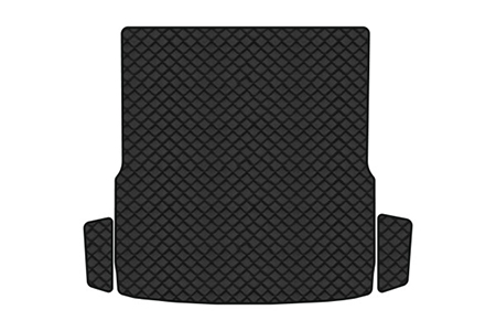 Килимок з екошкіри в багажник авто EVAtech для Passat (B6) (with armrest) Volkswagen 2005-2010 6 покоління Combi EU (VW31276BG3BBB) - Фото 1