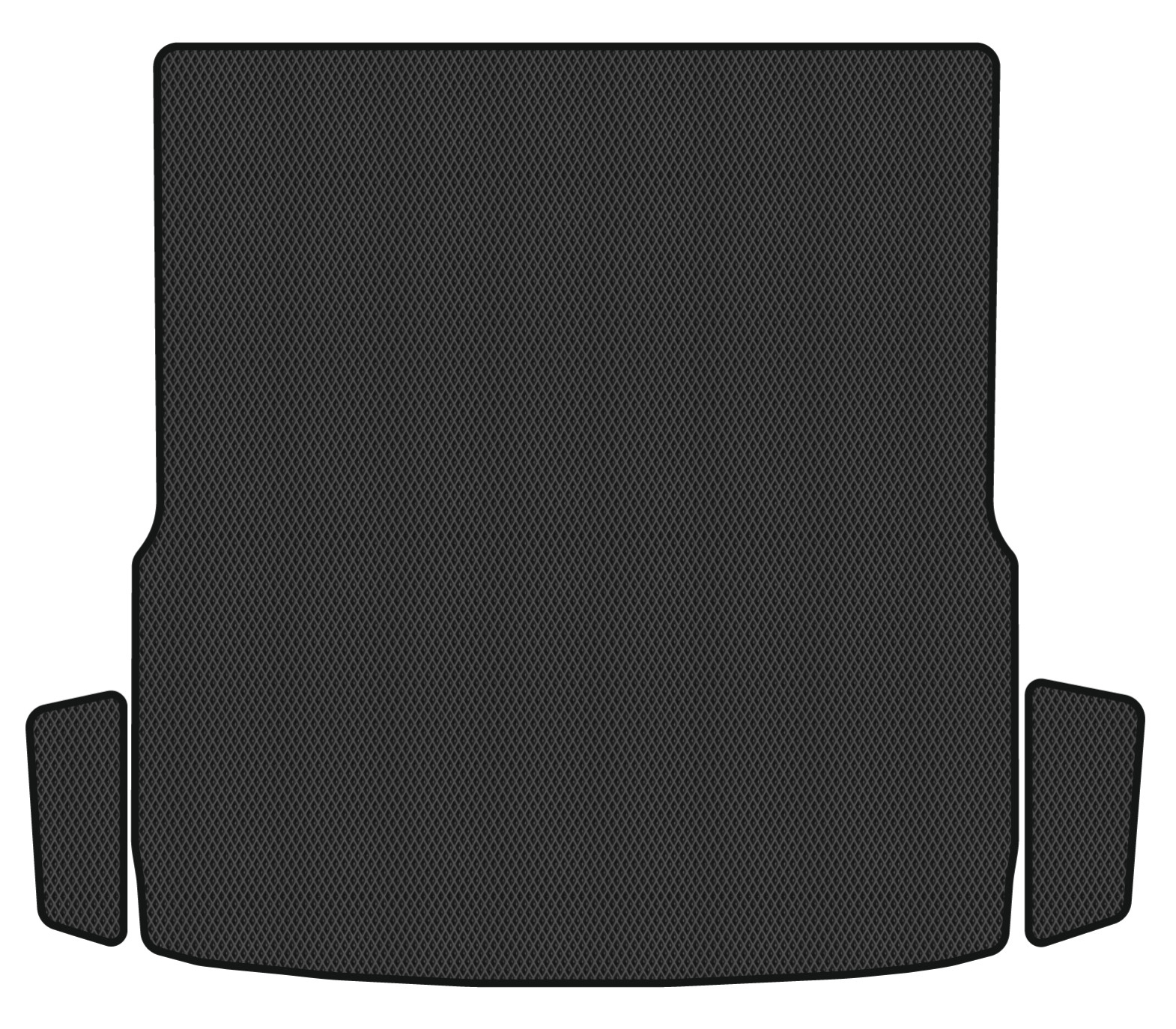 EVA коврик в багажник авто EVAtech для Passat (B6) (with armrest) Volkswagen 2005-2010 6 поколение Combi EU (VW31276BG3RBB) - Фото 1