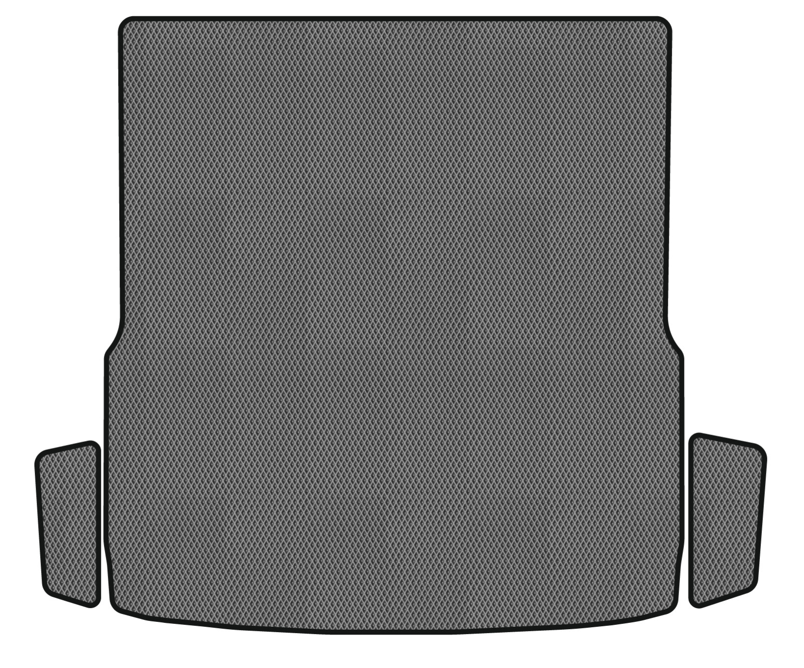 EVA коврик в багажник авто EVAtech для Passat (B6) (with armrest) Volkswagen 2005-2010 6 поколение Combi EU (VW31276BG3RGB) - Фото 1