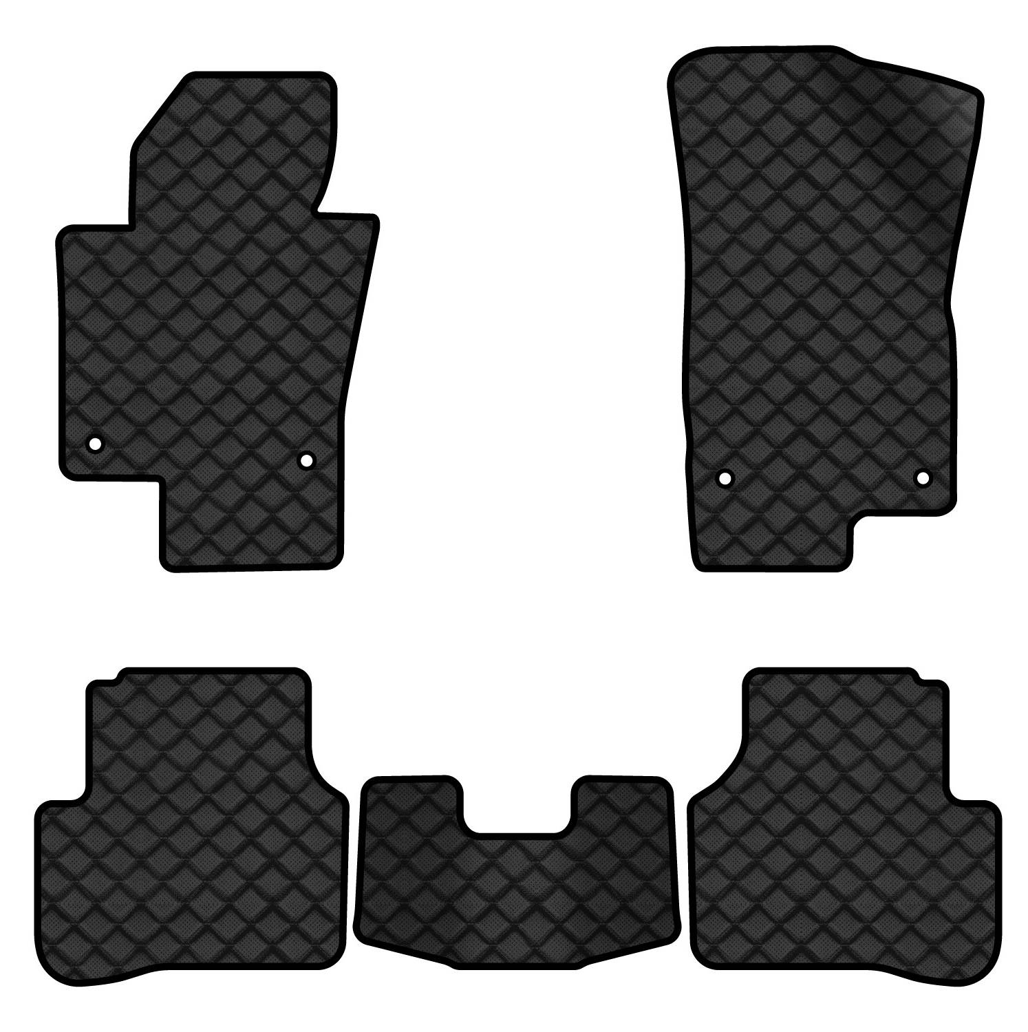Коврики из экокожи в салон авто EVAtech ECO для Passat (B6) (with armrest) Volkswagen 2005-2010 6 поколение Sedan EU VW31277CH5TL4BBB - Фото 1