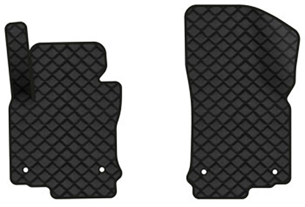 Коврики из экокожи в салон авто передние EVAtech для Golf (VI) MT Volkswagen 2009-2012 6 поколение Combi EU (VW31375A2AV4BBB) - Фото 1