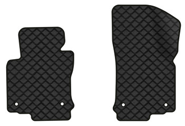 Коврики из экокожи в салон авто передние EVAtech для Golf (VI) MT Volkswagen 2009-2012 6 поколение Combi EU (VW31375AB2AV4BBB) - Фото 1