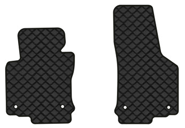 Коврики из экокожи в салон авто передние EVAtech для Golf (VI) MT Volkswagen 2009-2012 6 поколение Combi EU (VW31375AG2AV4BBB) - Фото 1