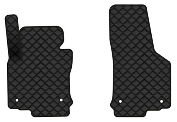 Коврики из экокожи в салон авто передние EVAtech для Golf (VI) MT Volkswagen 2009-2012 6 поколение Combi EU (VW31375AV2AV4BBB) - Фото 1