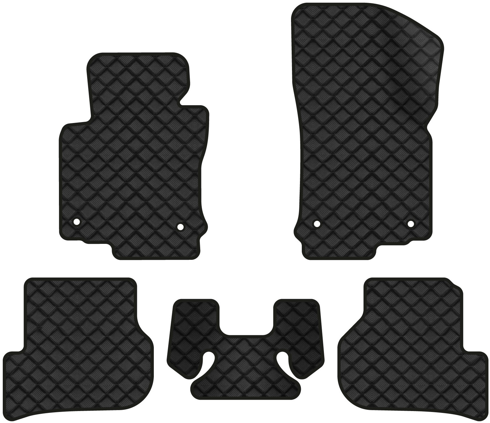 Коврики из экокожи в салон авто EVAtech ECO для Golf (VI) MT Volkswagen 2009-2012 6 поколение Combi EU VW31375CB5AV4BBB - Фото 1