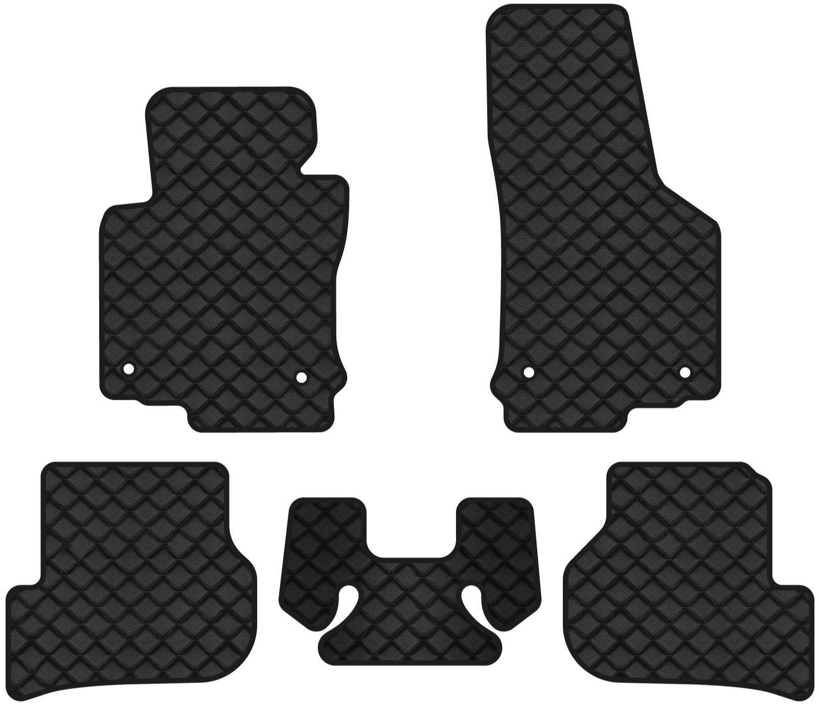 Коврики из экокожи в салон авто EVAtech ECO для Golf (VI) MT Volkswagen 2009-2012 6 поколение Combi EU VW31375CG5AV4BBB - Фото 1