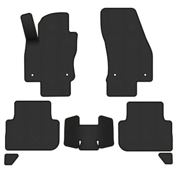 EVA килимки в салон авто EVAtech для Tiguan (Mk 2) Volkswagen 2016-2020 2 покоління SUV EU (VW31492CL5AV4RBB) - Фото 1