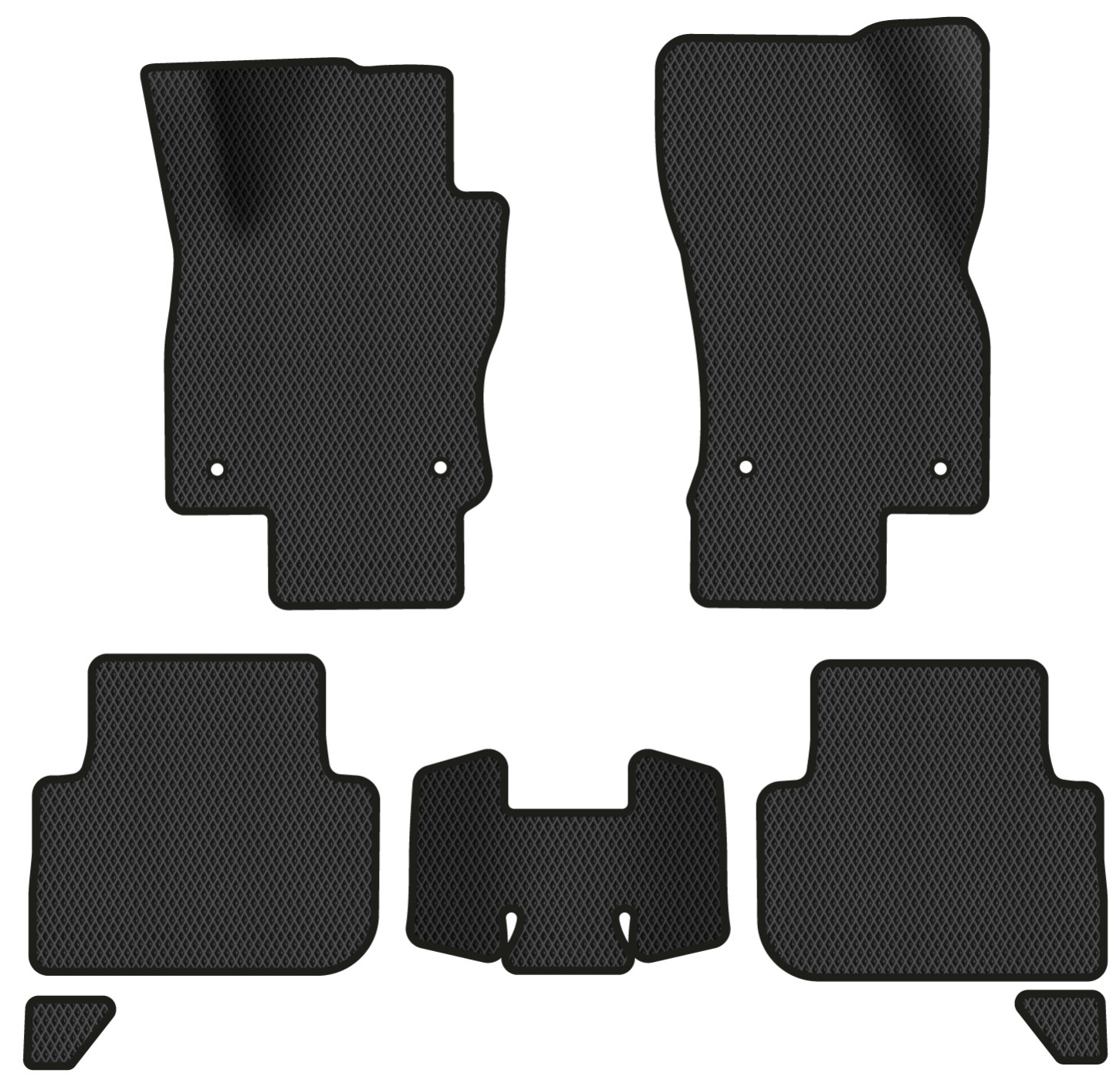 EVA коврики в салон авто EVAtech для Tiguan (Mk 2) Volkswagen 2016-2020 2 поколение SUV EU (VW31492CC7AV4RBB) - Фото 1