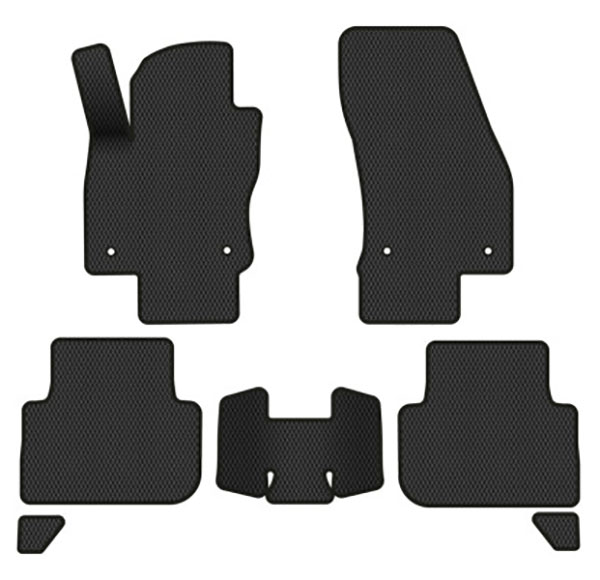 EVA килимки в салон авто EVAtech для Tiguan (Mk 2) Volkswagen 2016-2020 2 покоління SUV EU (VW31492CL7AV4RBB) - Фото 1