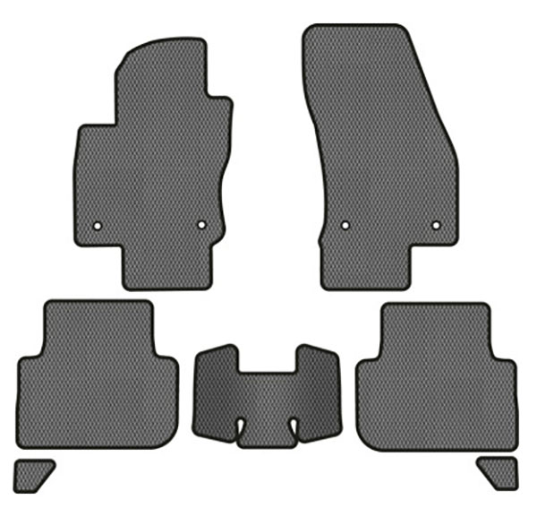 EVA килимки в салон авто EVAtech для Tiguan (Mk 2) Volkswagen 2016-2020 2 покоління SUV EU (VW31492CM7AV4RGB) - Фото 1