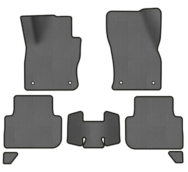 EVA килимки в салон авто EVAtech для Tiguan (Mk 2) Volkswagen 2016-2020 2 покоління SUV EU (VW31492CO7AV4RGB) - Фото 1