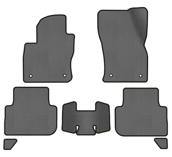 EVA килимки в салон авто EVAtech для Tiguan (Mk 2) Volkswagen 2016-2020 2 покоління SUV EU (VW31492CP7AV4RGB) - Фото 1