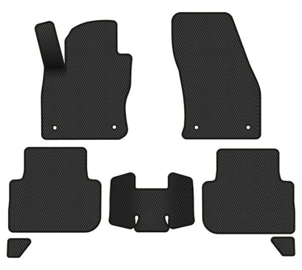 EVA килимки в салон авто EVAtech для Tiguan (Mk 2) Volkswagen 2016-2020 2 покоління SUV EU (VW31492CR7AV4RBB) - Фото 1