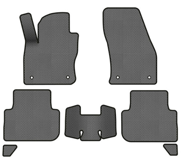 EVA килимки в салон авто EVAtech для Tiguan (Mk 2) Volkswagen 2016-2020 2 покоління SUV EU (VW31492CR7AV4RGB) - Фото 1