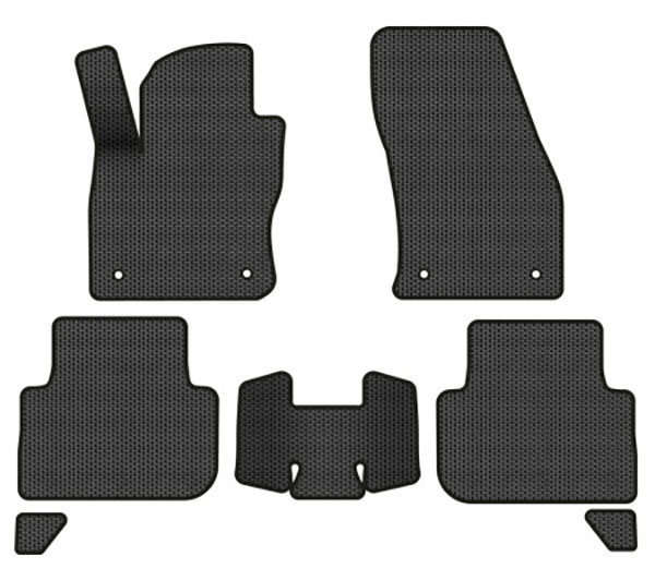 EVA килимки в салон авто EVAtech для Tiguan (Mk 2) Volkswagen 2016-2020 2 покоління SUV EU (VW31492CR7AV4SBB) - Фото 1