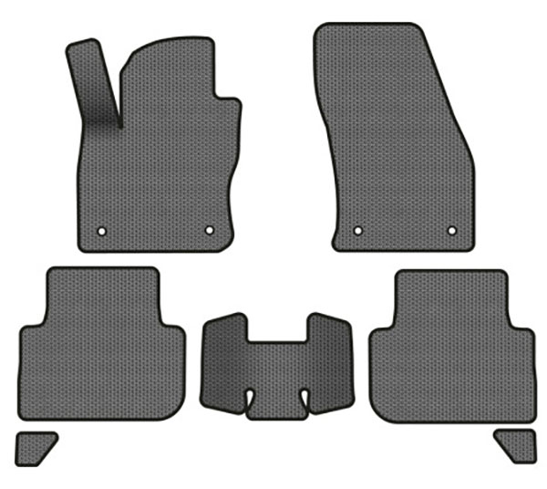 EVA килимки в салон авто EVAtech для Tiguan (Mk 2) Volkswagen 2016-2020 2 покоління SUV EU (VW31492CR7AV4SGB) - Фото 1