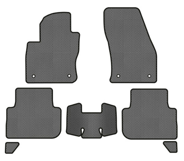 EVA килимки в салон авто EVAtech для Tiguan (Mk 2) Volkswagen 2016-2020 2 покоління SUV EU (VW31492CS7AV4RGB) - Фото 1