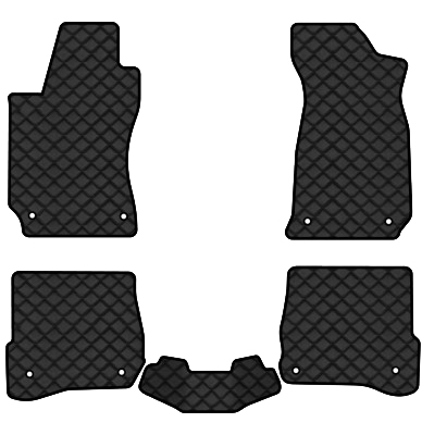 Коврики из экокожи в салон авто EVAtech ECO для Passat (B5) Volkswagen 1996-2005 5 поколение Sedan EU VW31891CGK5TL8BBB - Фото 1