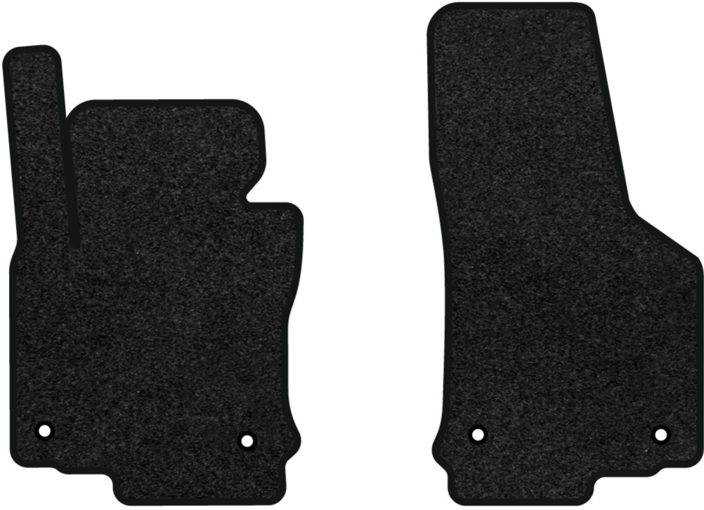 Коврики ворсовые в салон авто EVAtech Premium для Volkswagen Golf (VI) MT 2009-2012 6 поколение Htb USA черный кант (VW31974AV2AV4VPB) - Фото 1