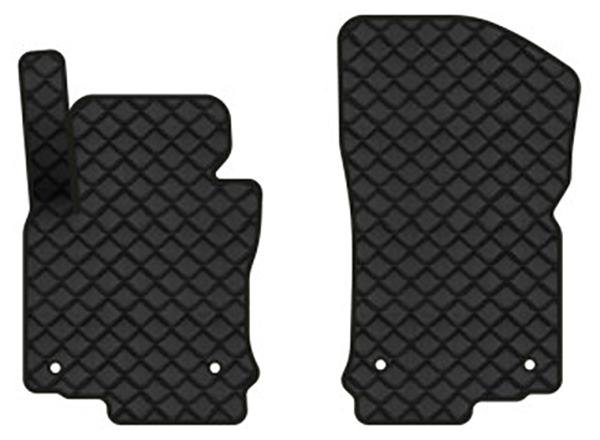 Килимки з екошкіри в салон авто передні EVAtech для Golf (V) MT Volkswagen 2003-2009 5 покоління Combi EU (VW32428A2AV4BBB) - Фото 1