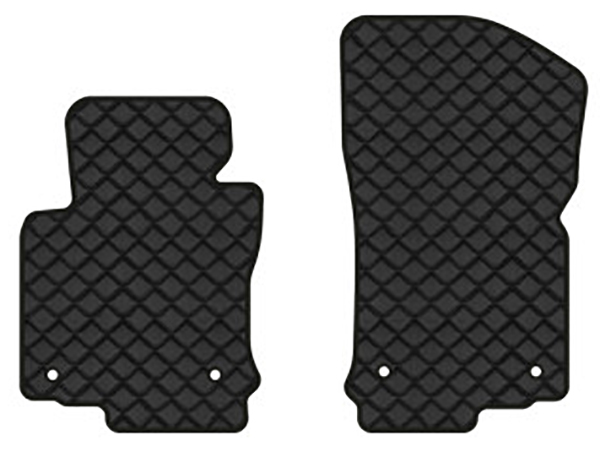 Коврики из экокожи в салон авто передние EVAtech для Golf (V) MT Volkswagen 2003-2009 5 поколение Combi EU (VW32428AB2AV4BBB) - Фото 1