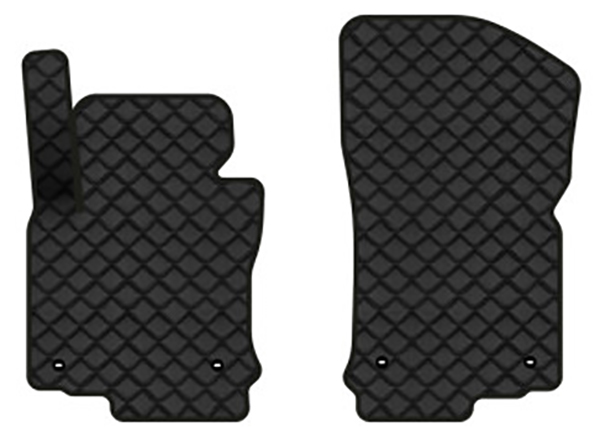 Коврики из экокожи в салон авто передние EVAtech для Golf (V) MT Volkswagen 2003-2009 5 поколение Combi EU (VW32429A2TL4BBB) - Фото 1