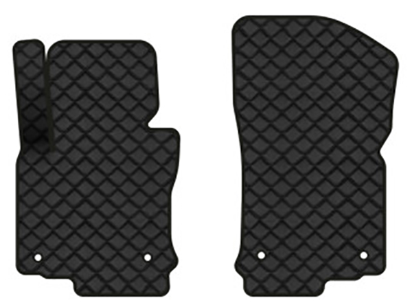 Килимки з екошкіри в салон авто передні EVAtech для Golf (V) AT Volkswagen 2003-2009 5 покоління Combi EU (VW32430A2AV4BBB) - Фото 1