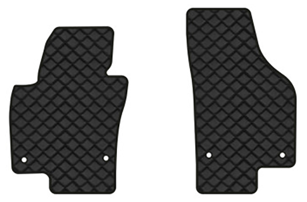 Килимки з екошкіри в салон авто передні EVAtech для Tiguan (NF) AT Volkswagen 2007-2018 1 покоління SUV USA VW32480AL2AV4BBLB - Фото 1