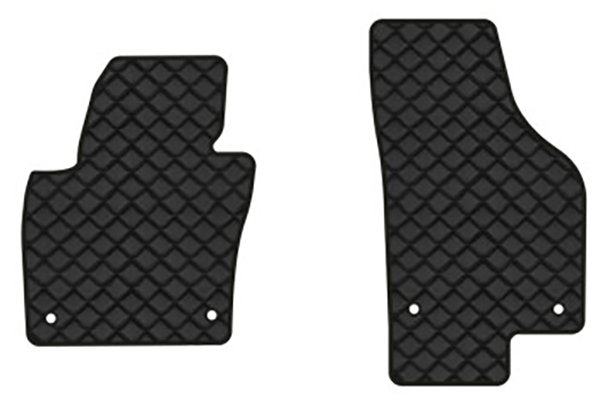 Килимки з екошкіри в салон авто передні EVAtech для Tiguan (NF) AT Volkswagen 2007-2018 1 покоління SUV USA VW32480ARJ2AV4BBLB - Фото 1