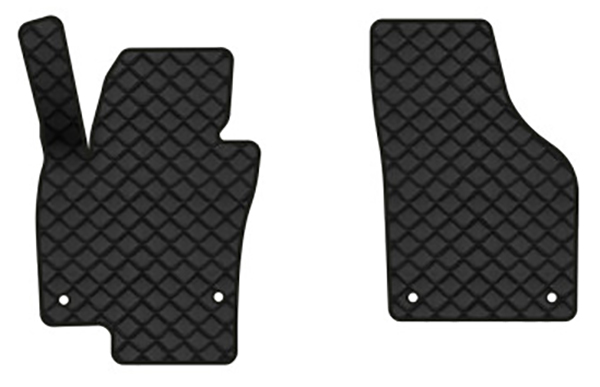 Килимки з екошкіри в салон авто передні EVAtech для Tiguan (NF) AT Volkswagen 2007-2018 1 покоління SUV USA VW32480AY2AV4BBLB - Фото 1