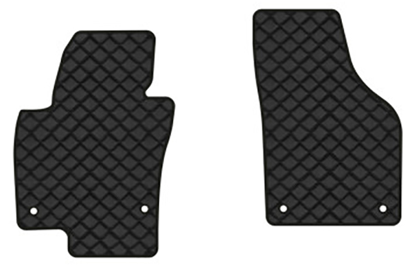 Килимки з екошкіри в салон авто передні EVAtech для Tiguan (NF) AT Volkswagen 2007-2018 1 покоління SUV USA VW32480AZ2AV4BBLB - Фото 1