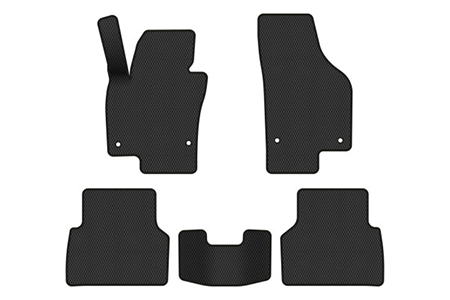 EVA коврики в салон авто EVAtech для Tiguan (NF) AT Volkswagen 2007-2018 1 поколение SUV USA (VW32480CL5AV4RBB) - Фото 1